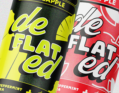 DEFLATED DRINK | Brand Identity & Packaging Design