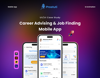 Prostuti - Career Advising UX/UI Design Case Study