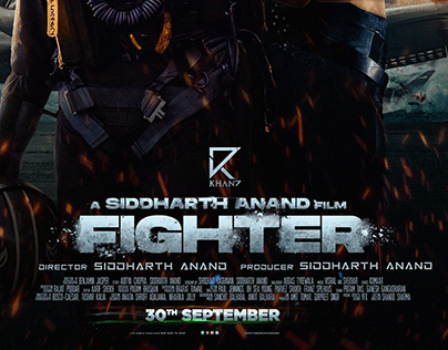 Fighter | Hrithik Roshan | Deepika Padukone | Poster