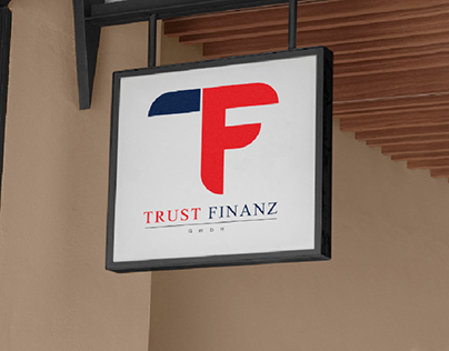 Trust Finanz logo and visiting card