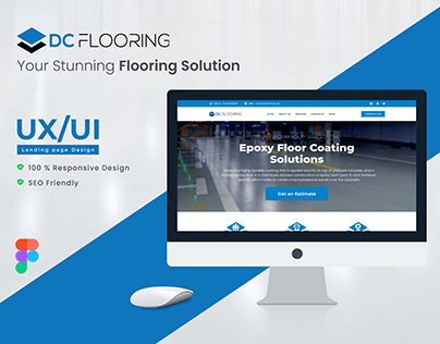 DC Flooring- flooring solution | Landing page design