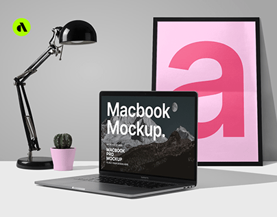 MacBook Pro Mockup Scene