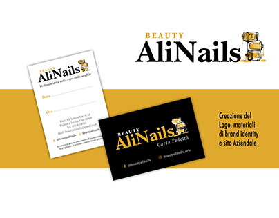 Alinails - brand identity e sito web
