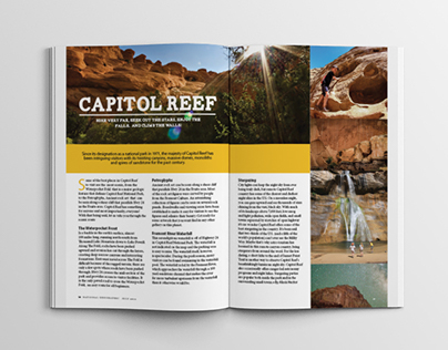 Utah National Parks: Magazine Spread & Brochure