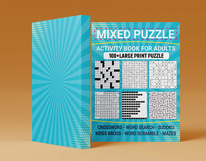 MIXED PUZZLE ACTIVITY BOOK FOR ADULTS