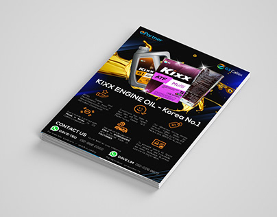 Brochure Design - E-Partner Kixx Engine Oil