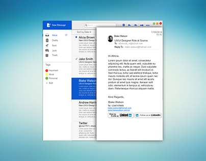 Email App - UX/UI Design