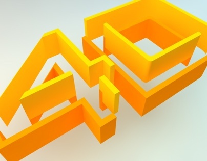 4D Typography Design