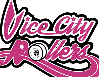 Kawaii Universe - Vice City Rollers - Jersey Font