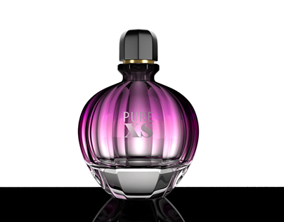 3D Animation of Perfume bottle with Cloth Simulation