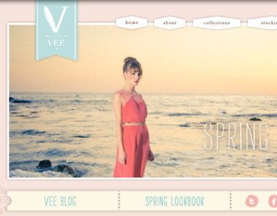 Vee Collection Website Design