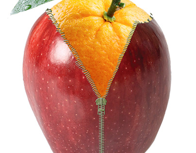 unzipped fruit