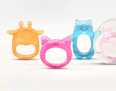 Cute animal cooling teether