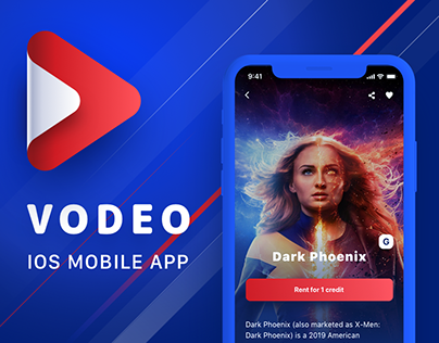 Vodeo. Mobile app for renting of movies & TV series