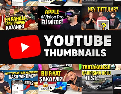 YouTube Thumbnail Çalışmaları