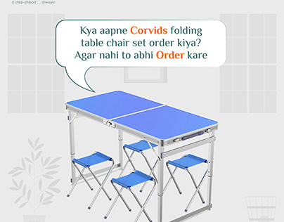 Folding table & chair set