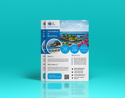 Tour & Travel Business Flyer Design