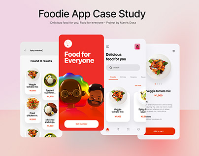 Food App - UI/UX Case Study