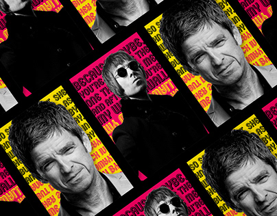 Conceptual Art: Liam and Noel Gallagher Posters
