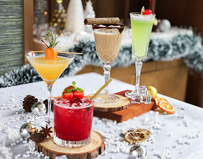 Festive cocktails - Legend Lounge - LOTTE HOTEL SAIGON