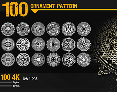 ornament pattern vol 02 | Alphas , Pattern