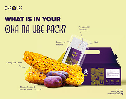 Oka Na Ube (Corn and Pear) - Package Design