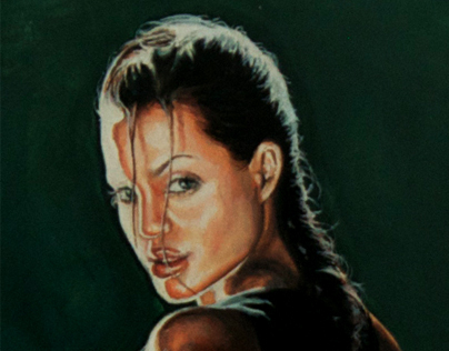 Angelina Jolie as Tomb Raider