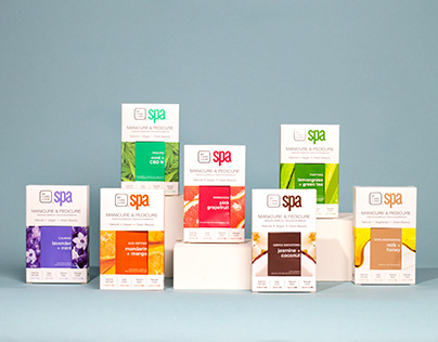 Be Care Love Spa Packet Box Designs