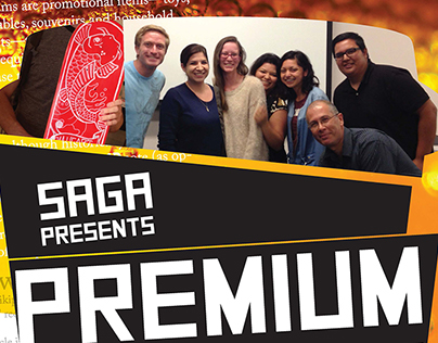 SAGA Premium Brew Portfolio Review Poster