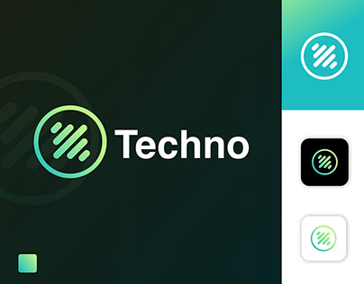 Technology logo, modern logo, logo