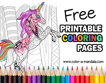 Printable Coloring Pages on Color a Mandala