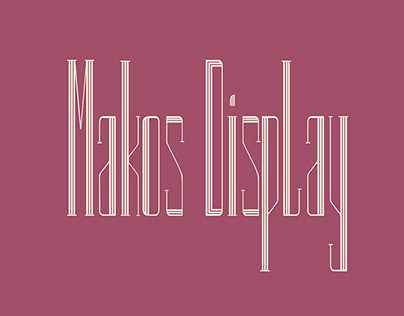 Typorama - Hyperfuente Makos Display Font