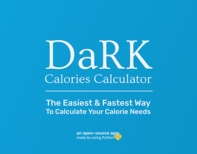 DaRK Calories Calculator | UI/UX