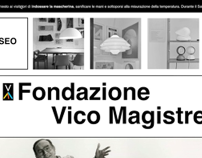 Progettazione sito web "Fondazione Vico Magistretti"