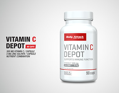 BodyAttack Vitamin C Depot 90 Caps