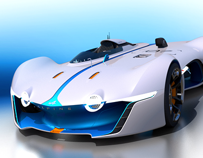 3D modelling Alpine Vision Gran Turismo