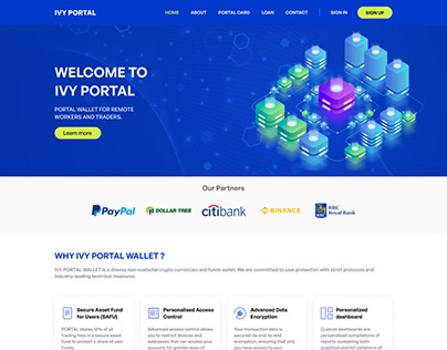 Ivy Portal website redesign