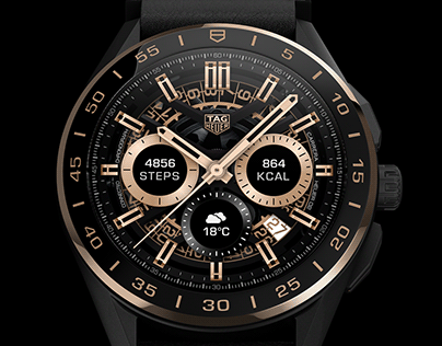TAG HEUER CONNECTED BRIGHT BLACK - CGI
