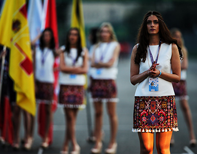 F1 AZERBAIJAN GP: Grid Girls Uniform Design