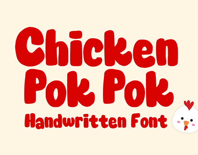 Font Chicken Pok Pok