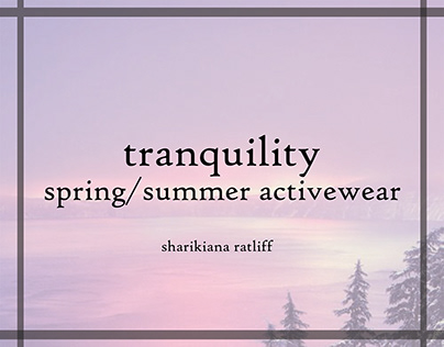Tranquility S/S Activewear Collection