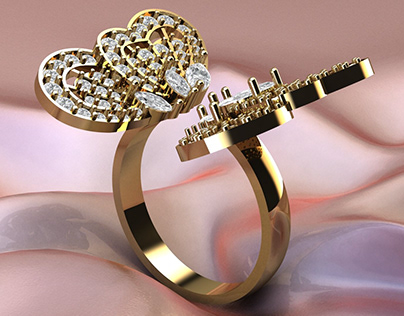 Butterfly jewelry ring