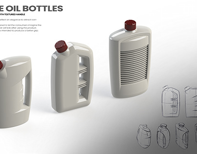 Engine oil bottles (team project)