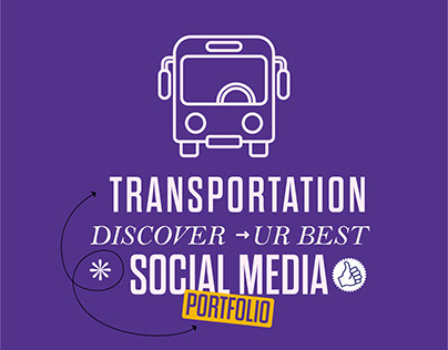 Transportation social media post design