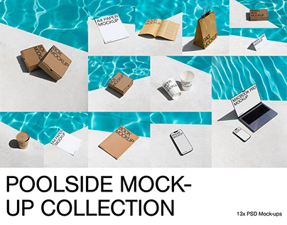 POOLSIDE MOCKUP COLLECTION