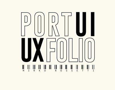 UX UI Portfolio 2022 - Mirko Rossetti