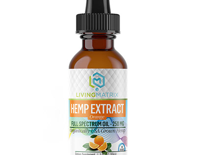 Orange Hemp Extract - Living Matrix Hemp Oil