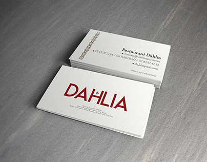 Charte graphique Dahlia