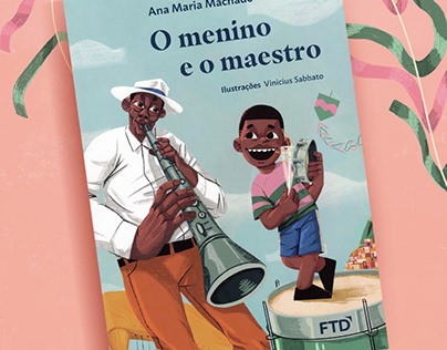 Ilustração - O menino e o maestro de Ana Maria Machado