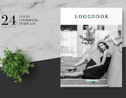 Clean Lookbook Fashion Portfolio Catalog Template